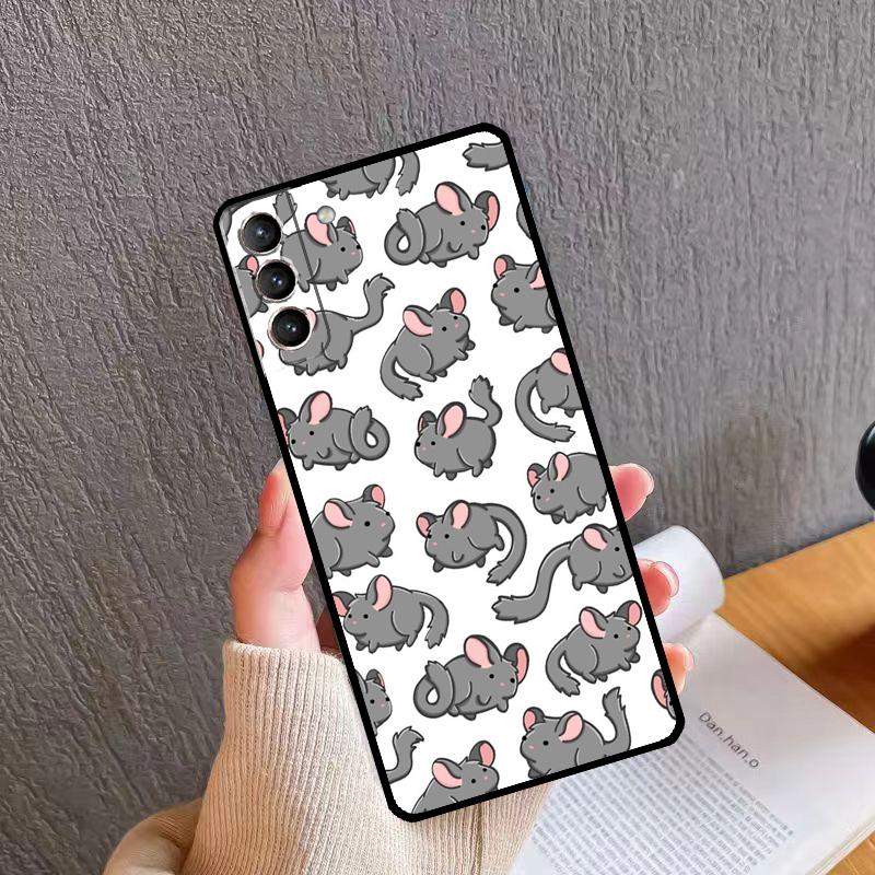 Милый Мультяшный Шиншилловый Чехол Для Телефона Samsung Galaxy S24 S26 Ultra S20 S21 S22 S23 S25 Plus S10 S24 S25 FE
