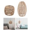 2Pieces Pendant Lamp Shade Retro Style Handwoven Lampshade Chandelier Cover