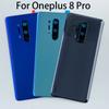 Стеклянная крышка для Oneplus 8 Pro, стеклянная задняя крышка батарейного отсека, заднее стекло 1 + 8Pro, корпус с объективом камеры