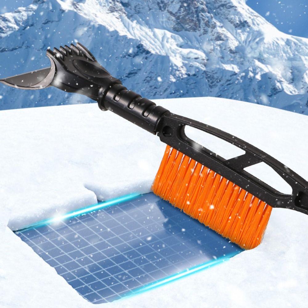High Efficiency Car Ice Scrape 2 in 1 Car Windows Snow Cleaner Portable Car Snow Brush