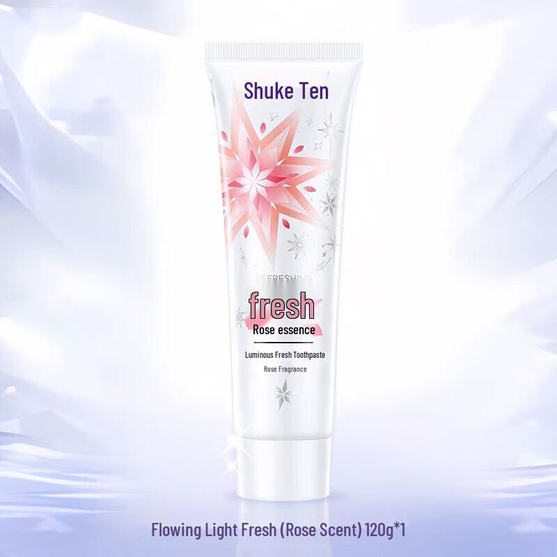 Светящаяся зубная паста Shuke Fresh Rose Essence, с ароматом розы