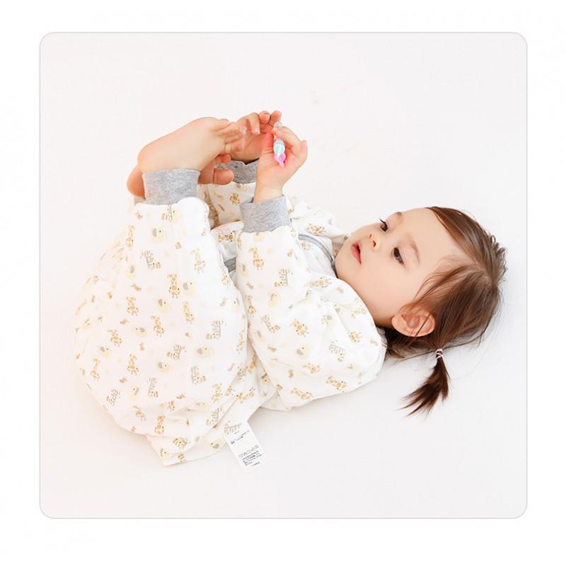 Cotton Sleeping Bag Toddlers 1-3 Years With Zipper Legged Design Warm Winter Sleepwear