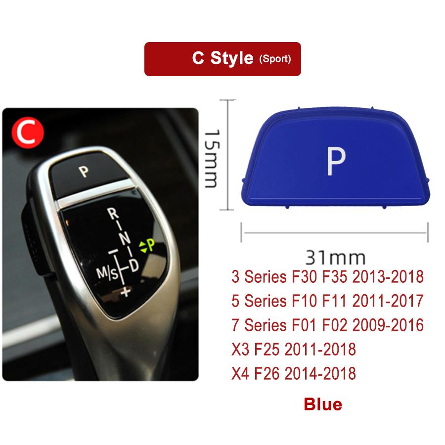Крышка рычага переключения передач автомобиля Auto P Parking Button для BMW 3 5 7 X3 X4 X5 X6 Series E90 F30 F10 F01 F25 F26 E70 F15 F16
