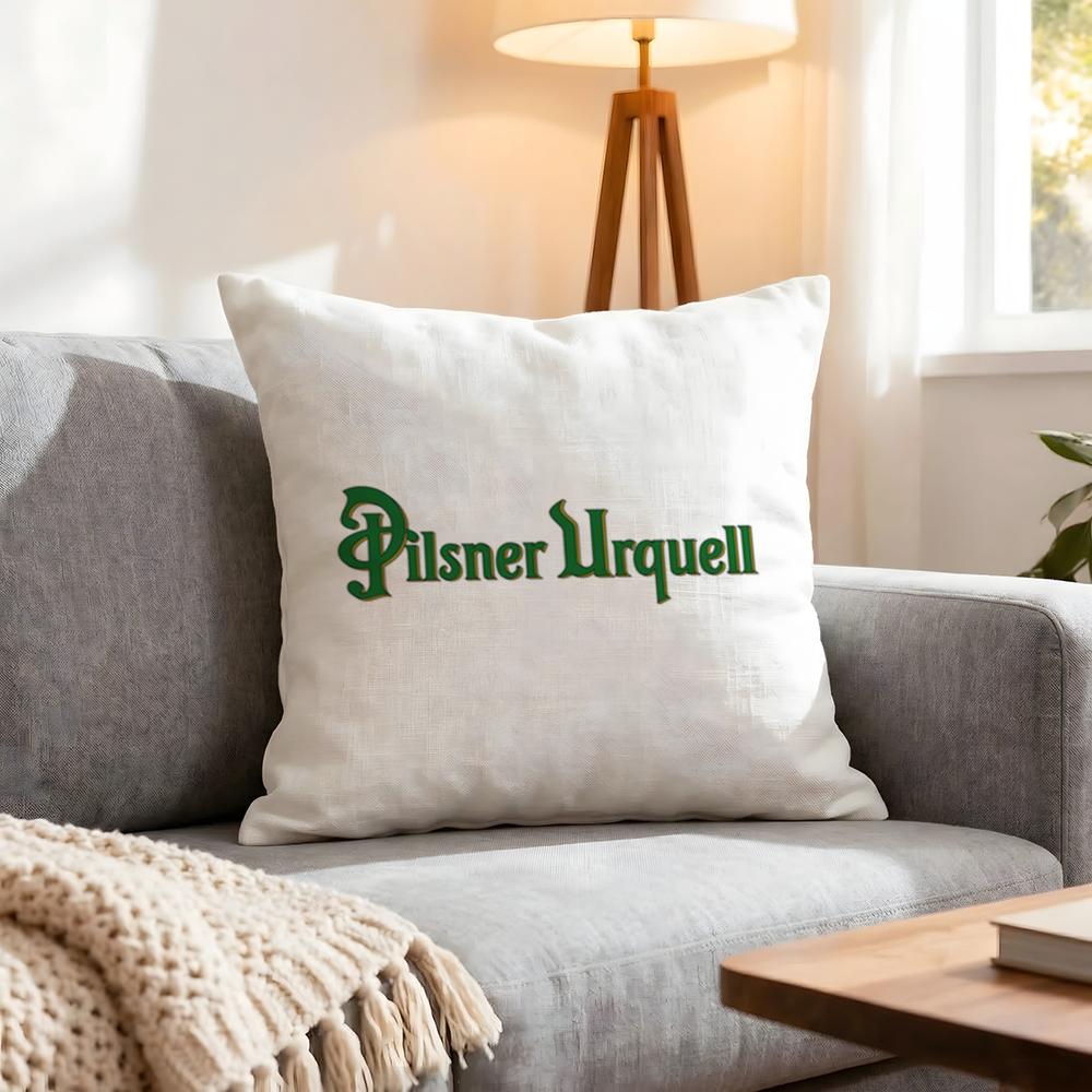 Brand Pilsner Urquell Cushion Cover Pcs Decorative Covers Soft Cushion Case for Sofa Couch Decor x x Pillowcases
