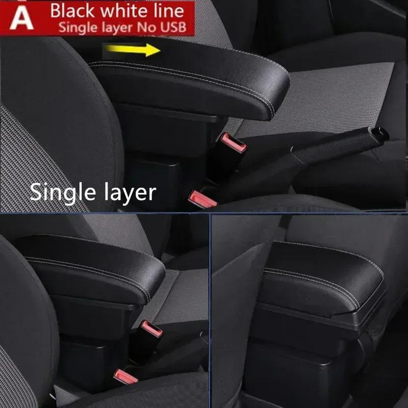 For kia ray Armrest box For New Ray Car Armrest box Center Console storage Box Interior Retrofit USB charging Car Accessories