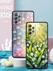 Прозрачный цветочный чехол для телефона Ландыш для Samsung Galaxy A55 A35 A15 A14 A13 A25 A54 A51 A71 A72 A73 A32 A52 A41 Мягкий ТПУ