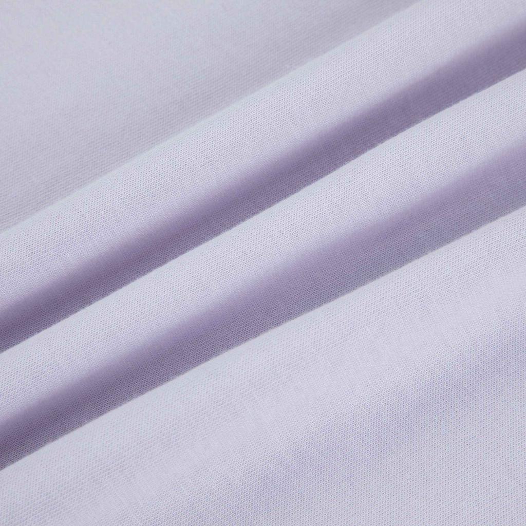 PUMA ESSENTIALS T Shirts Unisex Light Purple Crew Neck Moderate Straight Fit 539904-23
