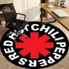 1 шт. Коврик для стула Red Hot Chili Peppers для офиса, нескользящий, мягкий и удобный, коврик для офиса, игр, легкий круглый напольный коврик yy251021026