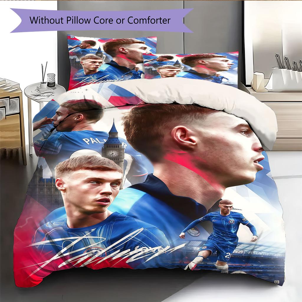 Cole Palmer Power Bedding Quilt Set Quilt Cover Pillowcase Home Decoration Birthday Gift (1 * duvet cover + 2 * pillowcase, without core)