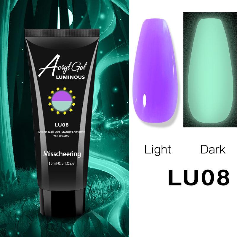 Жидкость для наращивания ногтей Luminous Extension Liquid 15 мл безболезненная бумага без кристаллов фототерапевтический клей для наращивания ногтей