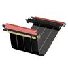 Кабель LINKUP AVA5 PCIE Riser, совместимый с графическим процессором RTX5090 RX9070, скорость x16, совместимый с PCIe, разработанный для корпуса Mini ITX, двойной обратный, черный, 19 см -