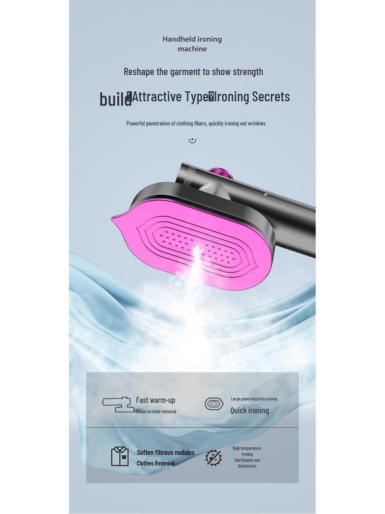 Компактный складной ручной электрический утюг для дома и путешествий