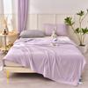 Ice Silk Summer Air Conditioning Cooling Quilt Comforter Lightweight Blankets Skin-friendly Breathable Water Washable Fabric