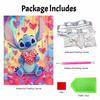 Disney Stitch pearl painting handmade diy pearl art painting simple living room hanging painting decoration