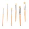 DIY Crafts Stencil Paint Brushes Professional Painting Brush Wooden Bristle Pen  Child Toy