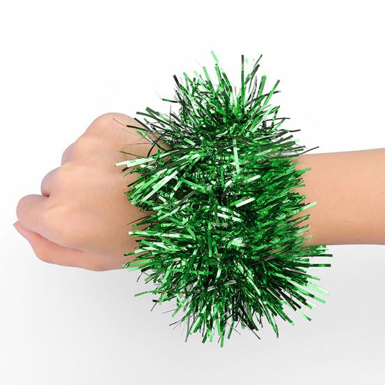 1 пара мишурных браслетов, красочная эластичная лента, универсальный размер для взрослых и детей, реквизит для детского сада, танцевального выступления, День защиты детей, спортивная группа поддержки