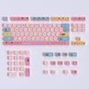 PBT Heat Keycap Japanese Translucent Pudding Set for Mechanical Original Theme Popular Gift for Anniversaries Dye-Sublimation Set, Layout, Design,