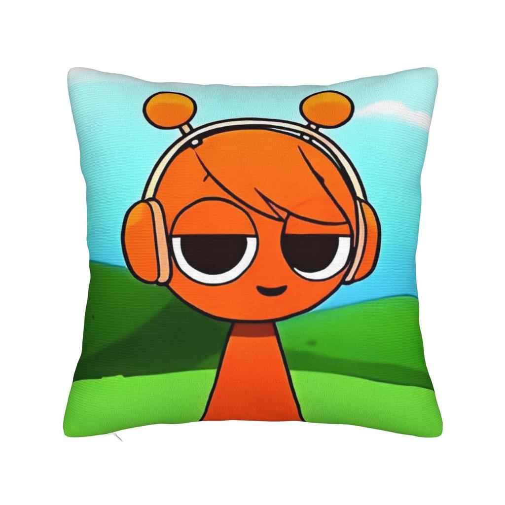 Sprunki Characters Game Pillowcase Polyester Cushion Cover Gift  Throw Pillow Case Cover Seater Zippered 40X40cm