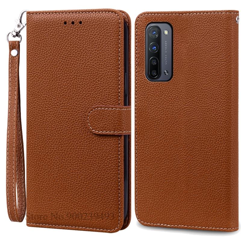 Для OPPO Find X2 Lite Чехол Кошелек Кожаный Чехол-книжка Для OPPO Find X2 Lite Чехол-книжка Чехол для телефона Coque Fundas Shell