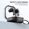 with Phone Stand Earphone Case Transparent Earbuds Cover for Samsung Galaxy Buds4/4pro Travel