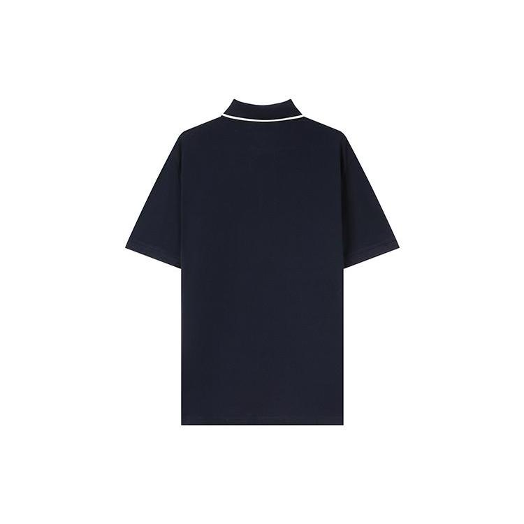EMPORIO ARMANI FW22 Polo Shirt Men's Dark Blue 6L1FA5-1JTKZ-0920