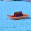 Wooden Boat Micro Landscape Boat Micro Landscape Mini Boat Fish Tank Decoration  Dollhouse