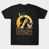 Мужская черная футболка с принтом Billy Jack One Man Becomes The Law Печать на трансферной бумаге без вырезания Хлопковая футболка