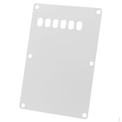 Задняя панель Pickugard Tremolo Cavity Cover для электрогитар ST SQ — белая, согласно описанию
