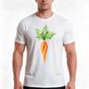 Weird Sexy Carrot Tshirt Summer Casual Cotton Tee Oversized Streetwear Tops Vintage Graphic Print Loose Fit Short Sleeve