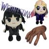 Wednesday Addams Stuffed Animals Hand Palm 23cm 89g