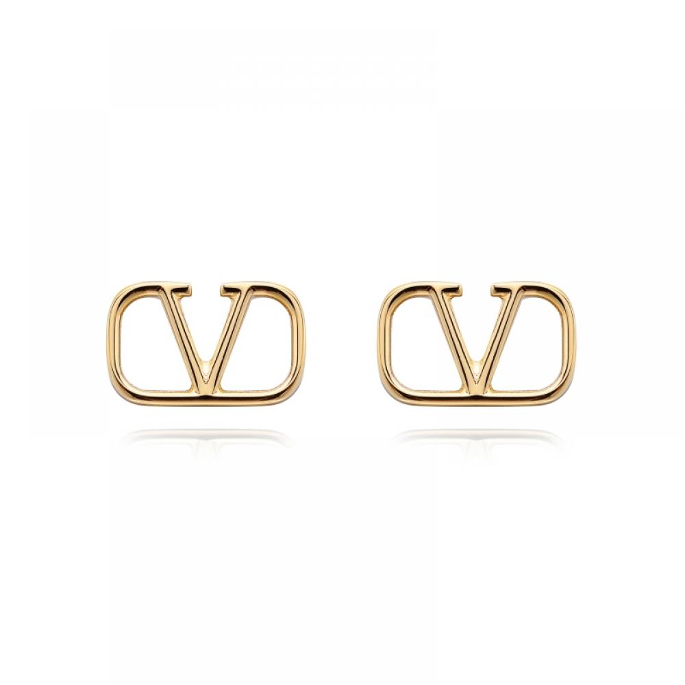 Valentino V Logo Earring J0g76 Met Cs4