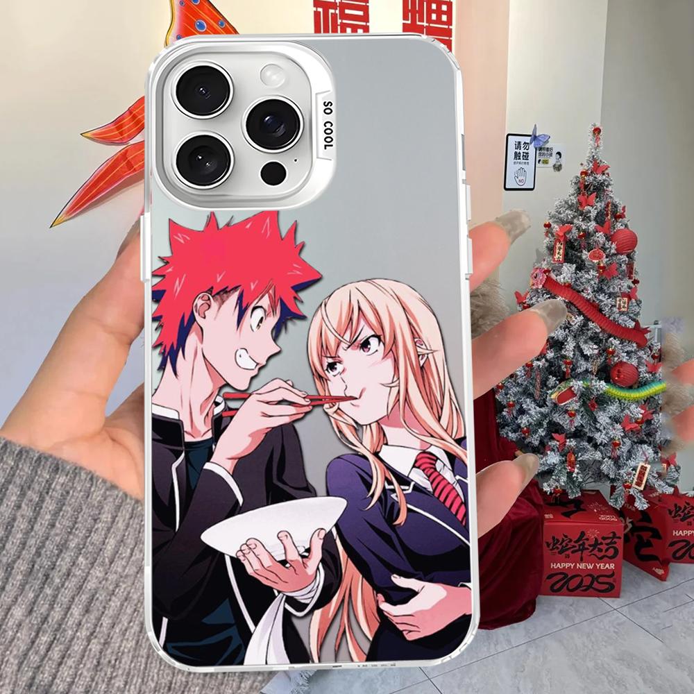 Чехол для телефона Soma Yukihira Food Wars Shokugeki no Soma Аниме Для iPhone16 15 14131211ProMax X XR87Plus Матовый Ударопрочный Задняя крышка