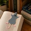 3D-печатная закладка-приплюснутая мышь - Креативный забавный маркер для книжной полки