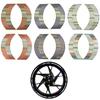 Motorcycle Wheel Sticker Moto Rim Reflective Decal Tape Vinyl 17" 18" Stripes