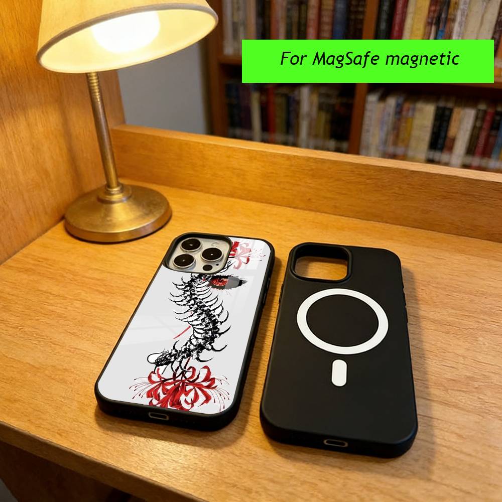 The Japanese anime Tokyo Ghoul Phone Case For iPhone17,16,15,14,13,12,11 Plus,Pro Magnetic For Magsafe Wireless Charging