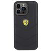 Ferrari Fehcp15Xrduk iPhone 15 Pro Max 6.7 Черный/Black Жесткий чехол Стеганый Металлический логотип