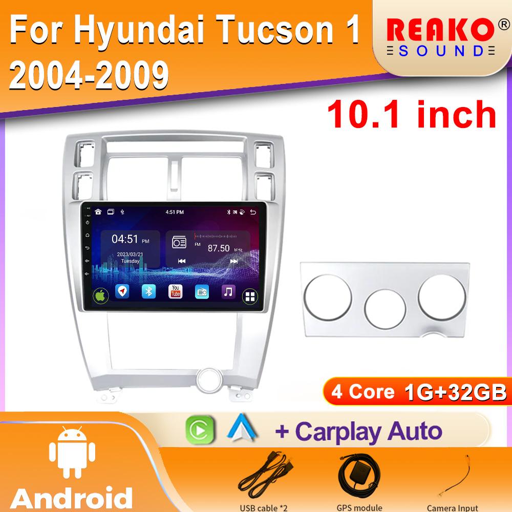 Android Car Radio для Hyundai Tucson 1 2004-2009 Мультимедиа Беспроводной Carplay Стерео Навигация Авто 2Din Экран Головное Устройство