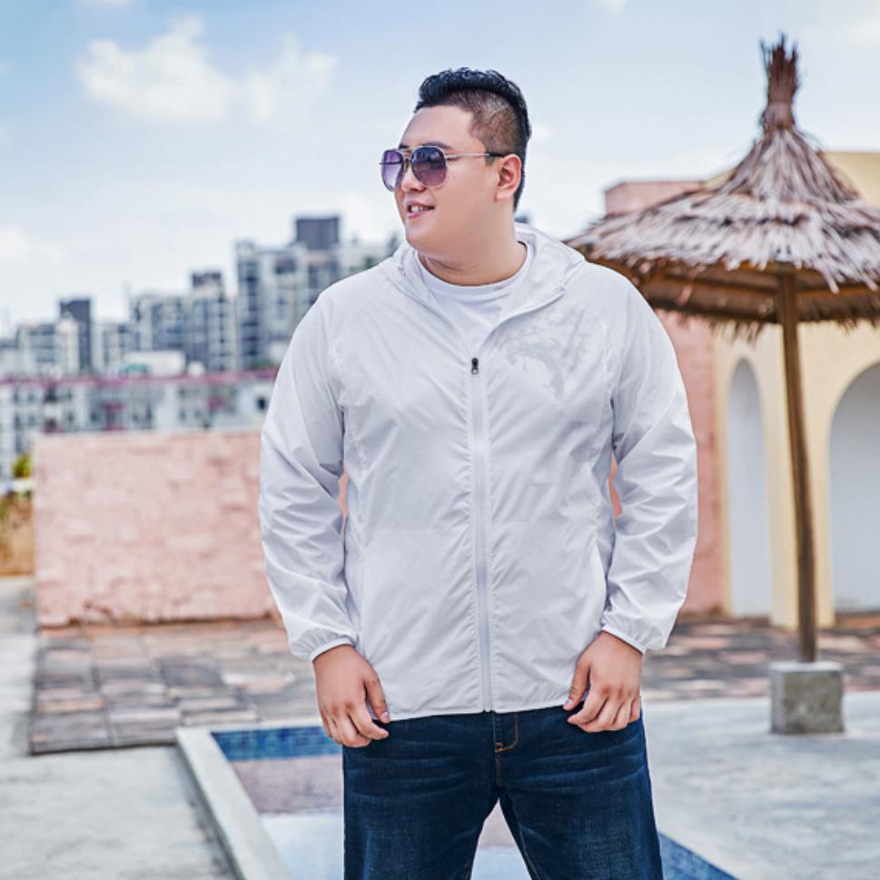 Летняя тонкая солнцезащитная одежда большого размера, мужская быстросохнущая солнцезащитная одежда больших размеров M-10XL