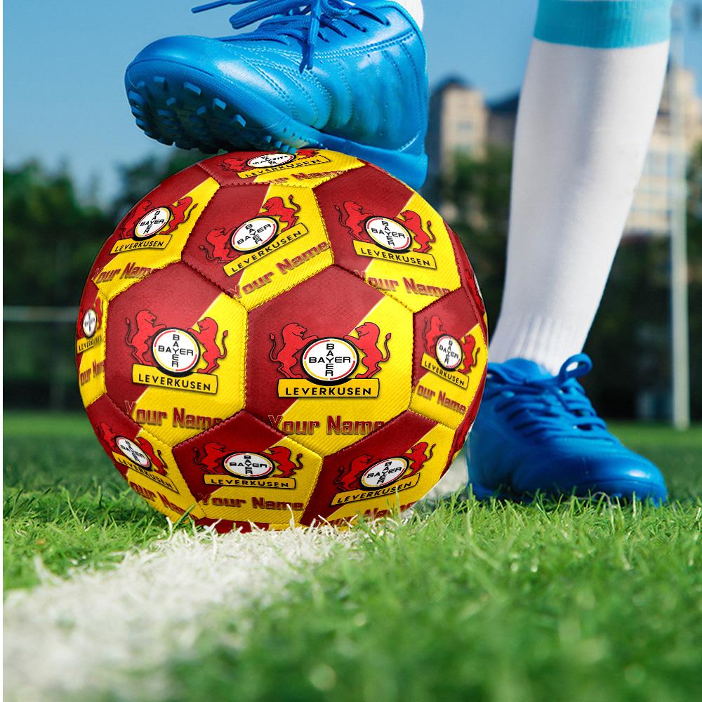 Bayer Leverkusen Football Fashion Size 5 Football Wearproof Non‑Slip Soccer Ball For Sports Training Entertainment Use