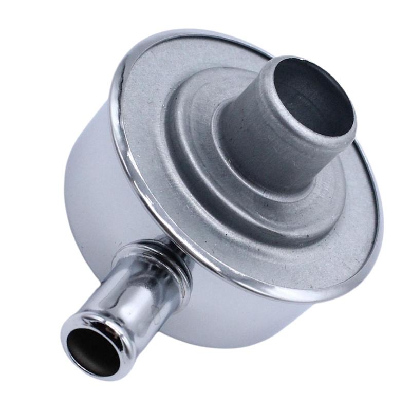 Automobile Metal Valve Cover Breather Push in ,1" Tube for Valve Cover 1 1/4" Hole Replacement Durable for Sbc Sbf 350