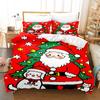 Christmas Bedding Set Duvet Cover Comforte 3D Children'S Cute Printed Cartoon 100% Polyester 3-Piece Set 1 Quilt Cover