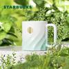 Керамическая кружка Starbucks мятно-зеленого цвета