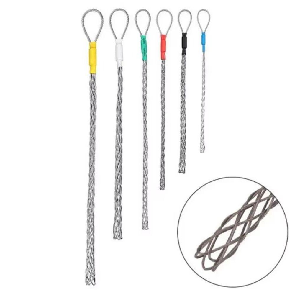 Anti-Slip Design Wire Grips Steel Mesh Pipe Conduit Puller Lassos Cable Puller  Electrician Tools