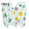 Cat Anti-lick Suit Recovery Suit, Soft Cotton Clothing, Cute Cartoon Print Four-Leg Clothes, Easy Buckle Clothes After Surgery Apparel for Female Male