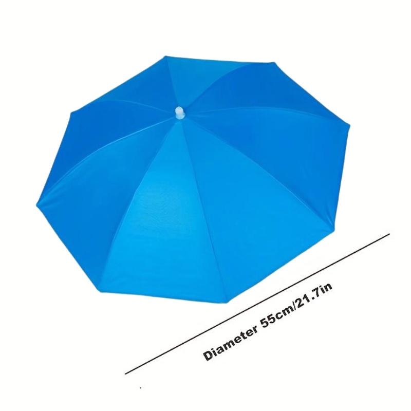 Складной головной убор, зонт, портативная водонепроницаемая рыболовная шляпа 55 см, бесконтактная дождевая шляпа для походов, кемпинга, камуфляжный зонт для взрослых