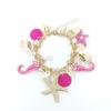 Personalized Design Trendy Tide Ocean Bracelet Women's Bohemian Style Bracelet Pink Starfish Shell Bracelet