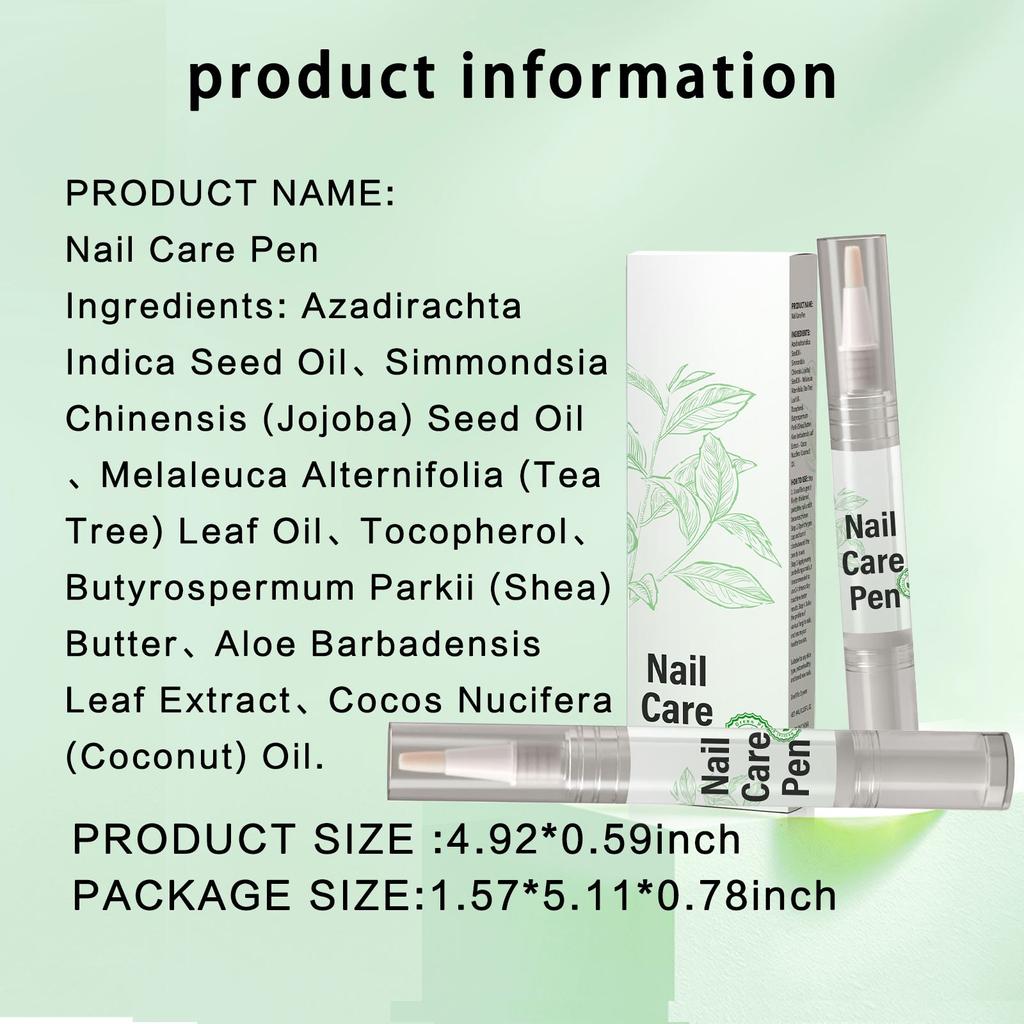 Healthy Nail Solution Routine Nail Supplement Nutrition Pen Set Nail Care Before Daily Nail Care Before Daily 5 мл