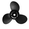 Outboard Propeller 3 Blades 10 1 4in Diameter 14 Tooth Aluminium Alloy Replacement for Johnson 15‑35HP