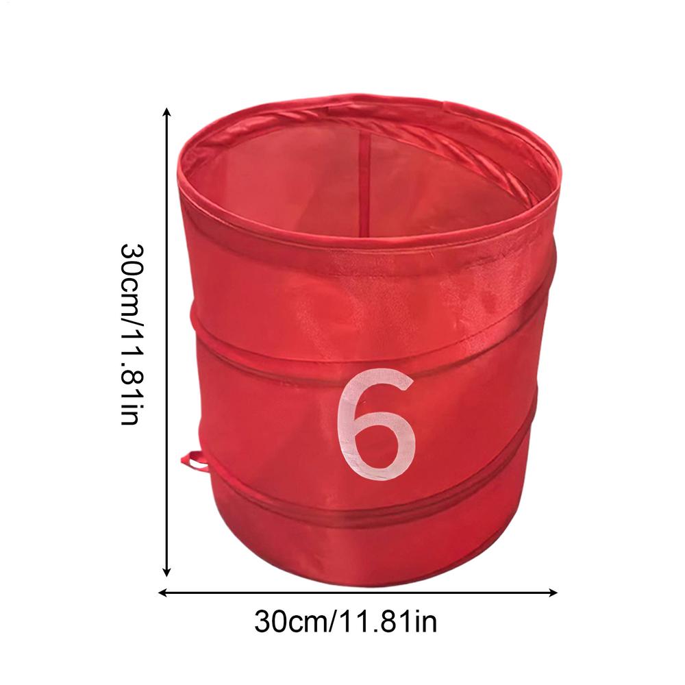 Golf Game Storage Bucket Foldable Outdoor Golf Chipping Game Bucket Portable Organizer Ball Sport Equipment for Lawn Park Beach