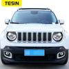 TESIN Декоративная накладка на переднюю фару автомобиля для Jeep Renegade 2016 2017 2018 Кожухи фар Кольцо-облицовка Внешние аксессуары